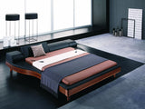 Queen Portofino Adjustable Leatherette Bed with built-in Nightstands