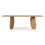 Prado Modern White Oak Dining Table