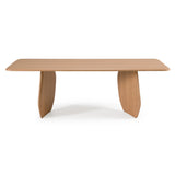 Prado Modern White Oak Dining Table