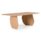 Prado Modern White Oak Dining Table