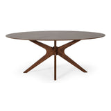Prospect Modern Oval Walnut Dining Table