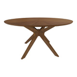 Prospect Modern Round 59" Walnut Dining Table