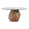 Rackham Mid-Century Walnut Round Dining Table