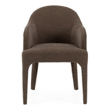 Reedy Modern Brown Fabric Dining Chair