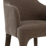 Reedy Modern Brown Fabric Dining Chair