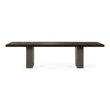 Renzo Modern Oak & Concrete 118" Dining Table