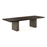 Renzo Modern Oak & Concrete 118" Dining Table