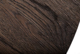 Renzo Modern Round Oak & Concrete Dining Table