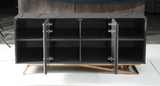 Katzu- Modern Grey and Rose Gold Buffet