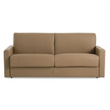 Revers Italian Modern Desert Leather Queen Sofa bed