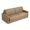 Revers Italian Modern Desert Leather Queen Sofa bed