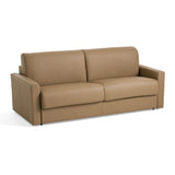 Revers Italian Modern Desert Leather Queen Sofa bed