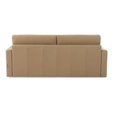 Revers Italian Modern Desert Leather Queen Sofa bed