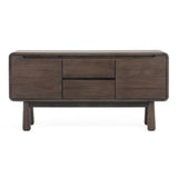  Mielcasa | Espresso Modrest Rhea Modern Dark Acacia Buffet | SKU VGWDMAR-BUF02-2D-DK | MPN: 81311 | Free Delivery & Free Return