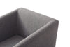 Riaglow Contemporary Dark Grey Fabric Dining Chair