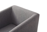 Riaglow Contemporary Dark Grey Fabric Dining Chair