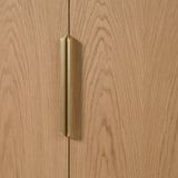 Richmond Modern Natural Oak Rounded Tall Buffet