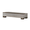  Mielcasa | Grey Modrest Delaware Modern Concrete & Acacia Rectangular Coffee Table | SKU VGLBRIVI-CF120-01 | MPN: 76132 | Free Delivery & Free Return