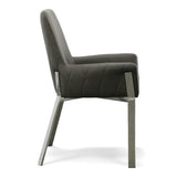 Robin Modern Grey Bonded Leather Dining Chair