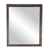 Roger Mid-century Acacia Mirror