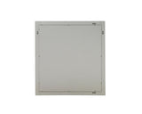 Roma Modern Faux Travertine + Gold Mirror