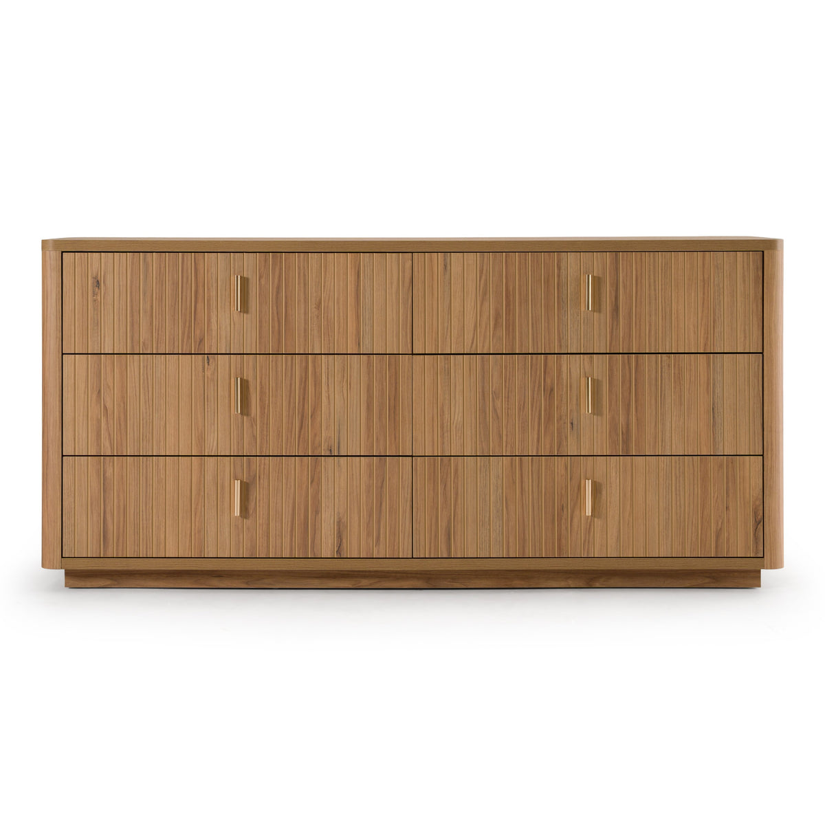 Roma Modern Oak + Gold Dresser