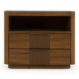 Salazar Modern Acacia Nightstand