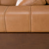 Sandstone Modern Brown Leather Electric Recliner Chair