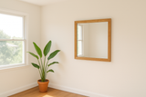 Santa Barbara Modern Natural Rectangular Mirror