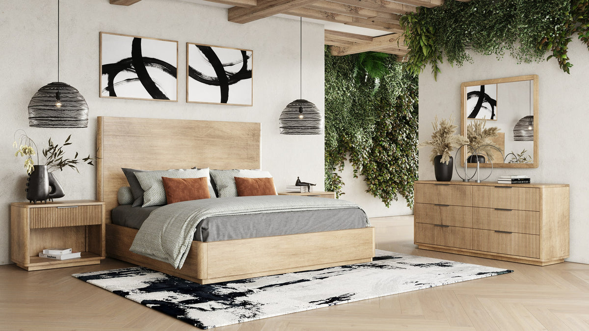 Santa Monica Modern Natural Oak Dresser