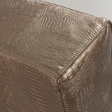 Cordova Modern Bronze & White Leather Sofa Set