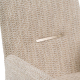 Scahill Modern Beige Fabric Dining Chair