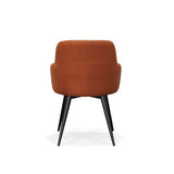 Scranton Modern Orange & Black Dining Chair
