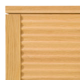 Seattle Modern Natural Oak Bed
