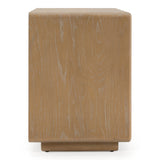 Sergio Modern Natural Oak Nightstand