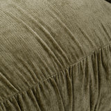 Siegal Modern Olive Green Fabric Loveseat Sofa