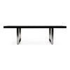 Skyline Crocodile Lacquer Extendable Dining Table