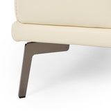 Soho Italian Ivory Leather Sofa