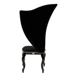 Sovereign Transitional Black Fabric Chair (Set of 2)