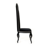 Sovereign Transitional Black Fabric Chair (Set of 2)