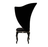 Sovereign Transitional Black Fabric Chair (Set of 2)