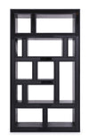  Mielcasa | Black Modrest Suffolk Contemporary Black Ash Bookcase | SKU VGVCBF-003-7 | MPN: 77425 | Free Delivery & Free Return