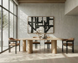 Summit Modern 118" Natural Ash Dining Table