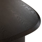 Summit Modern 87" Black Ash Dining Table