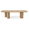 Summit Modern 118" Natural Ash Dining Table
