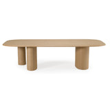 Summit Modern 118" Natural Ash Dining Table