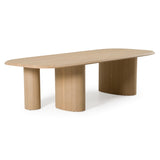 Summit Modern 87" Natural Ash Dining Table