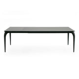 Suri Modern Black Ceramic Extendable 71"/94.5" Dining Table