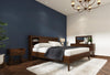 Sutton Queen Mid-Century Elisa Acacia Wood Bed