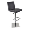 T-1068CN Modern Black Leatherette Adjustable Bar Stool